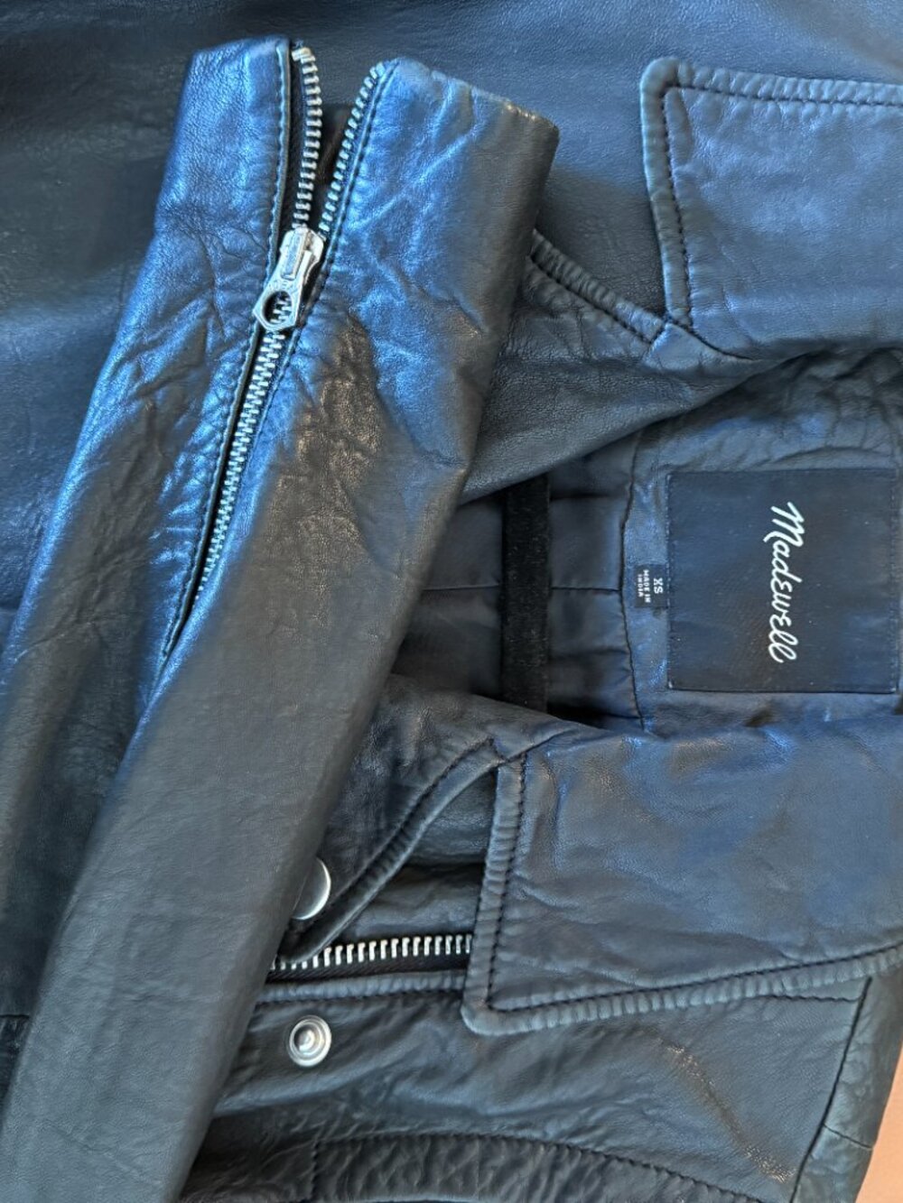 Madewell Leather Moto Jacket - Picture 2 of 3